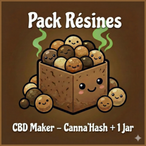 Pack Résines CBD + 1 Jar