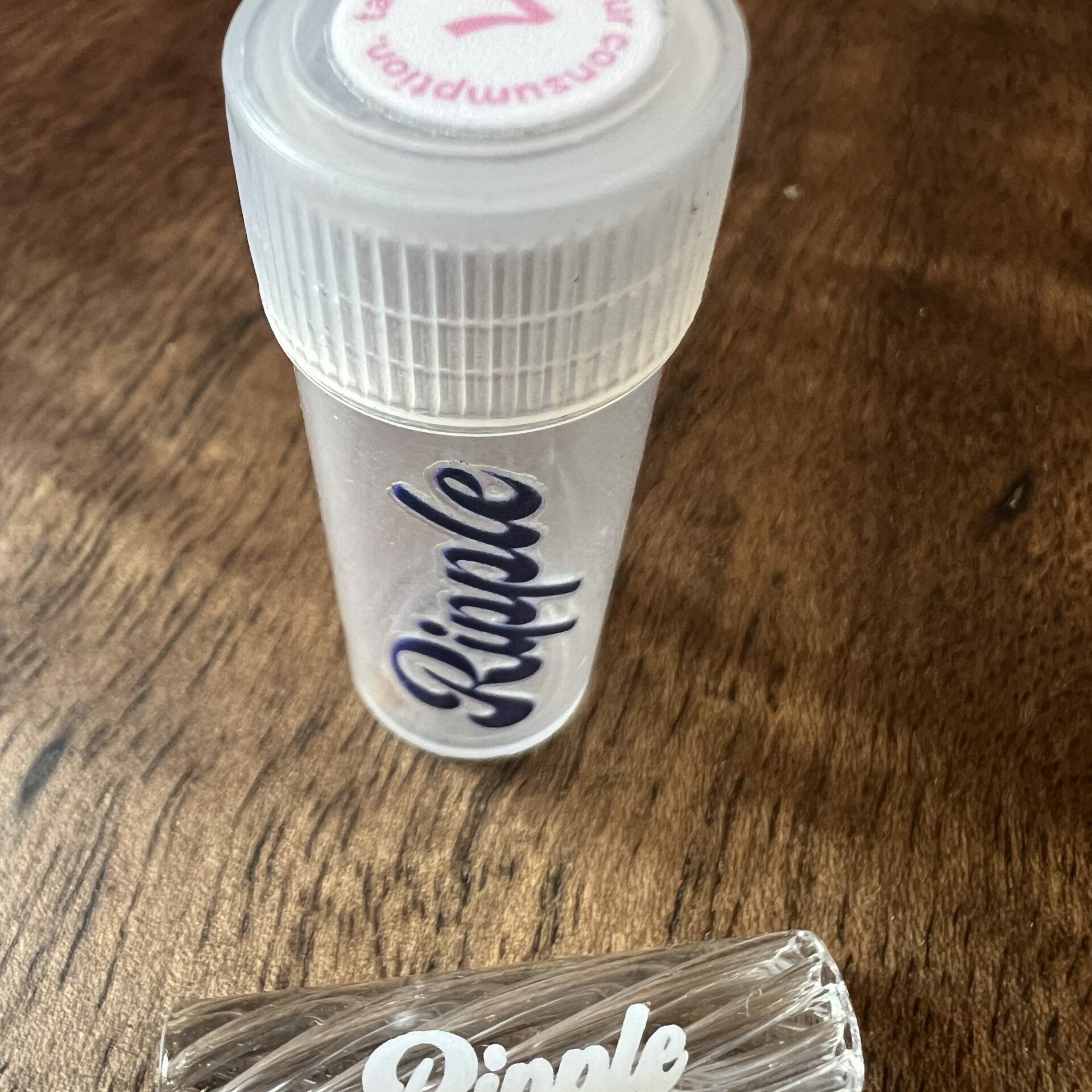Filtre en borosilicate Ripple 7mm clear